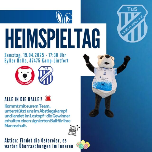 Heimspiel am Osterwochenende