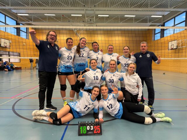 Siegesserie der 1. Volleyball-Damen geht weiter