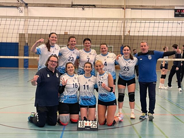 1. Volleyball-Damen siegen weiter