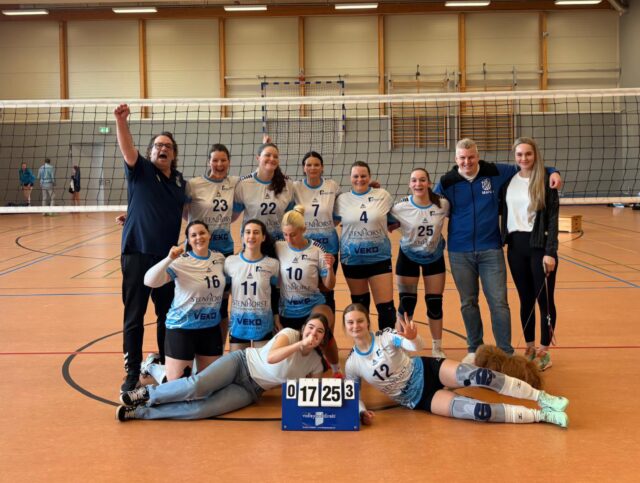 Damen 1 bereit für den Aufstieg