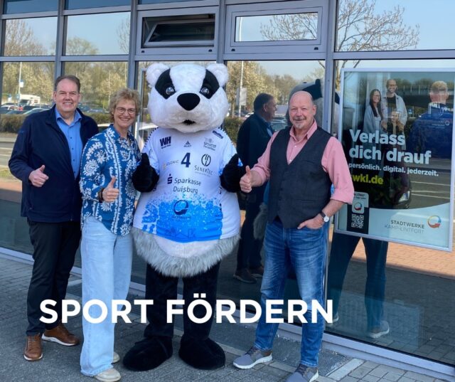 Stadtwerke Kamp-Lintfort fördern unseren Sport