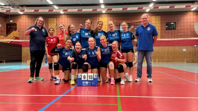 2. Damen im 2. Spiel mit 2. Sieg